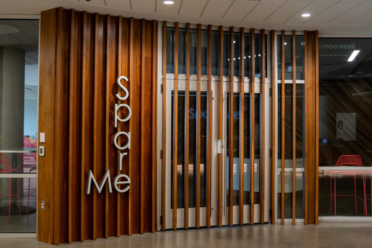 SpareMe is seen in Iowa City, Iowa on Tuesday, April 7, 2026. The new owner wants to elevate it by utilizing the second floor, adding a full bar, pool tables and a dance table with plans to open during the summer. (Andy Espineira/The Daily Iowan)
