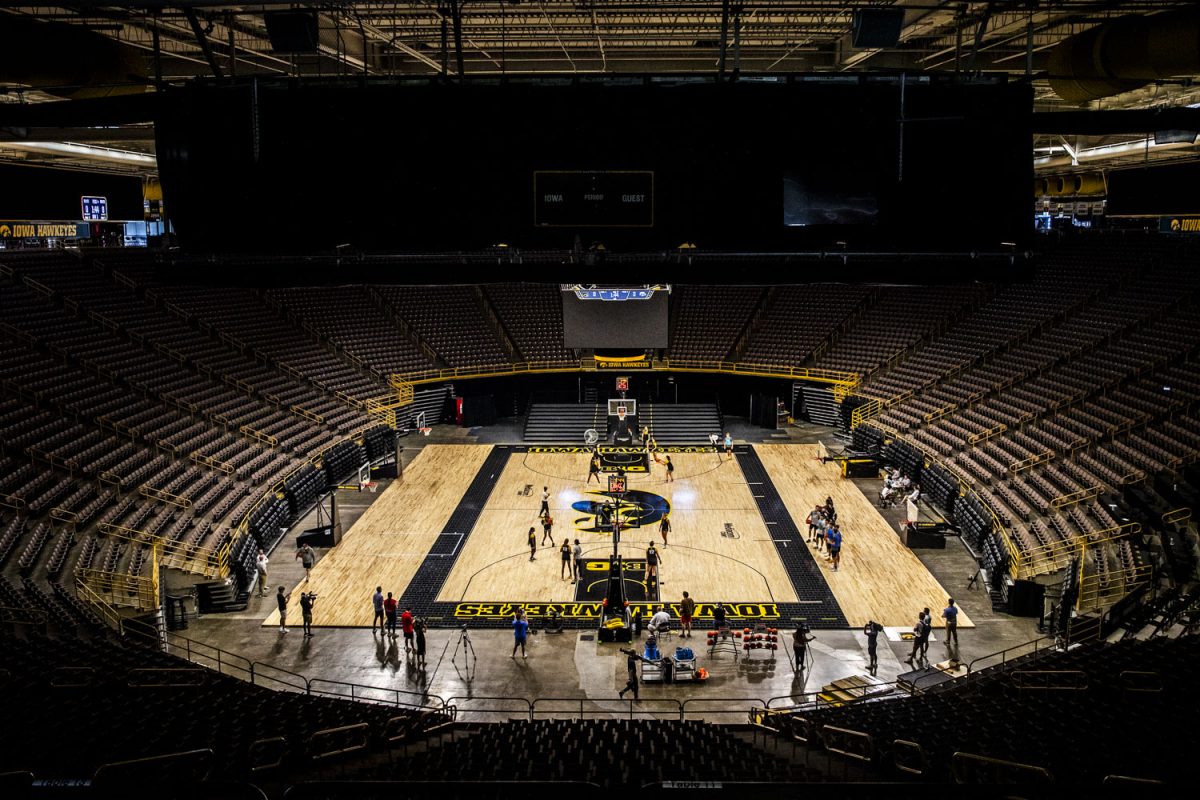 The Iowa Women's Basketball team hosts a media day hosted at Carver Hawkeye Arena in Iowa City, IA on Thursday, June 25, 2026.