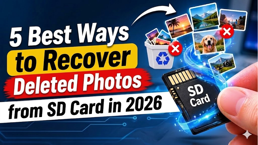5 Best Ways to Recover Deleted Photos from SD Card in 2026